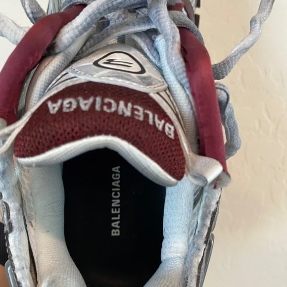 Balenciaga Runner Sneakers GRAY/BURG
